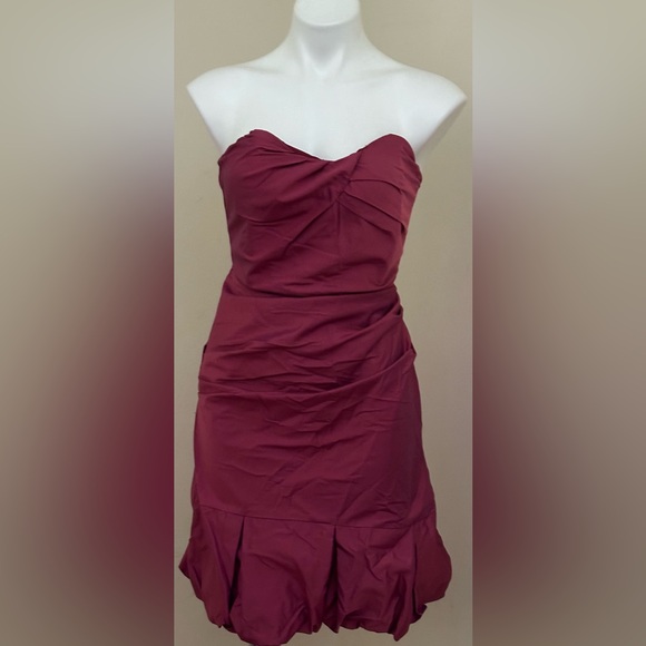 Ariella Dresses & Skirts - ARIELLA Strapless Orchard Pink Sweetheart Bodice Under Wire Bubble Dress Sz M